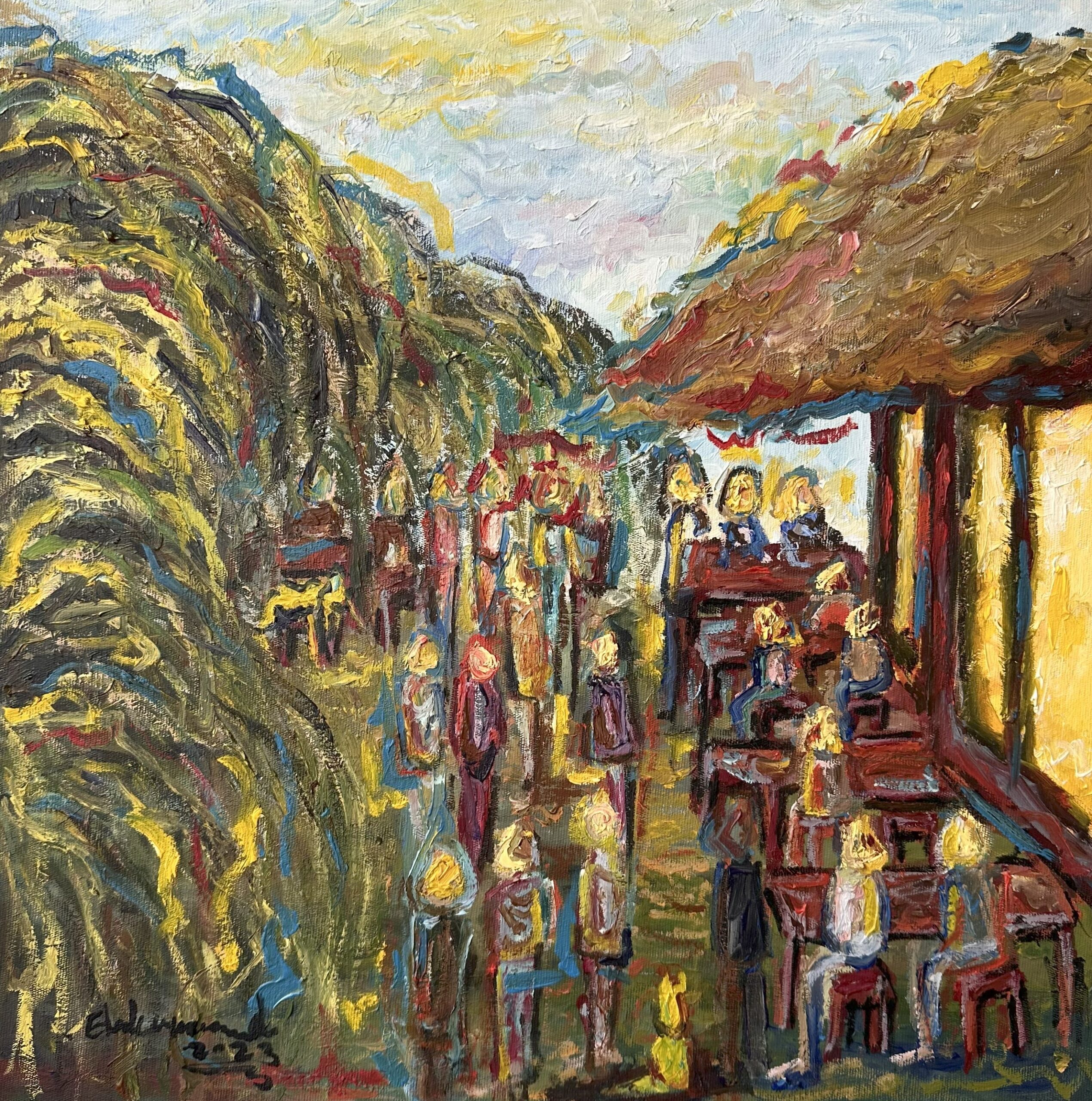 نور در کافه